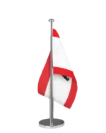 Bundeslandflagge Berlin Tischfahne