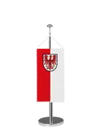Bundeslandflagge Brandenburg Tischbannerfahne