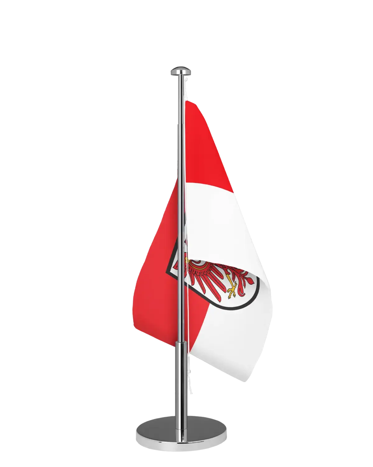 Bundeslandflagge Brandenburg Tischfahne