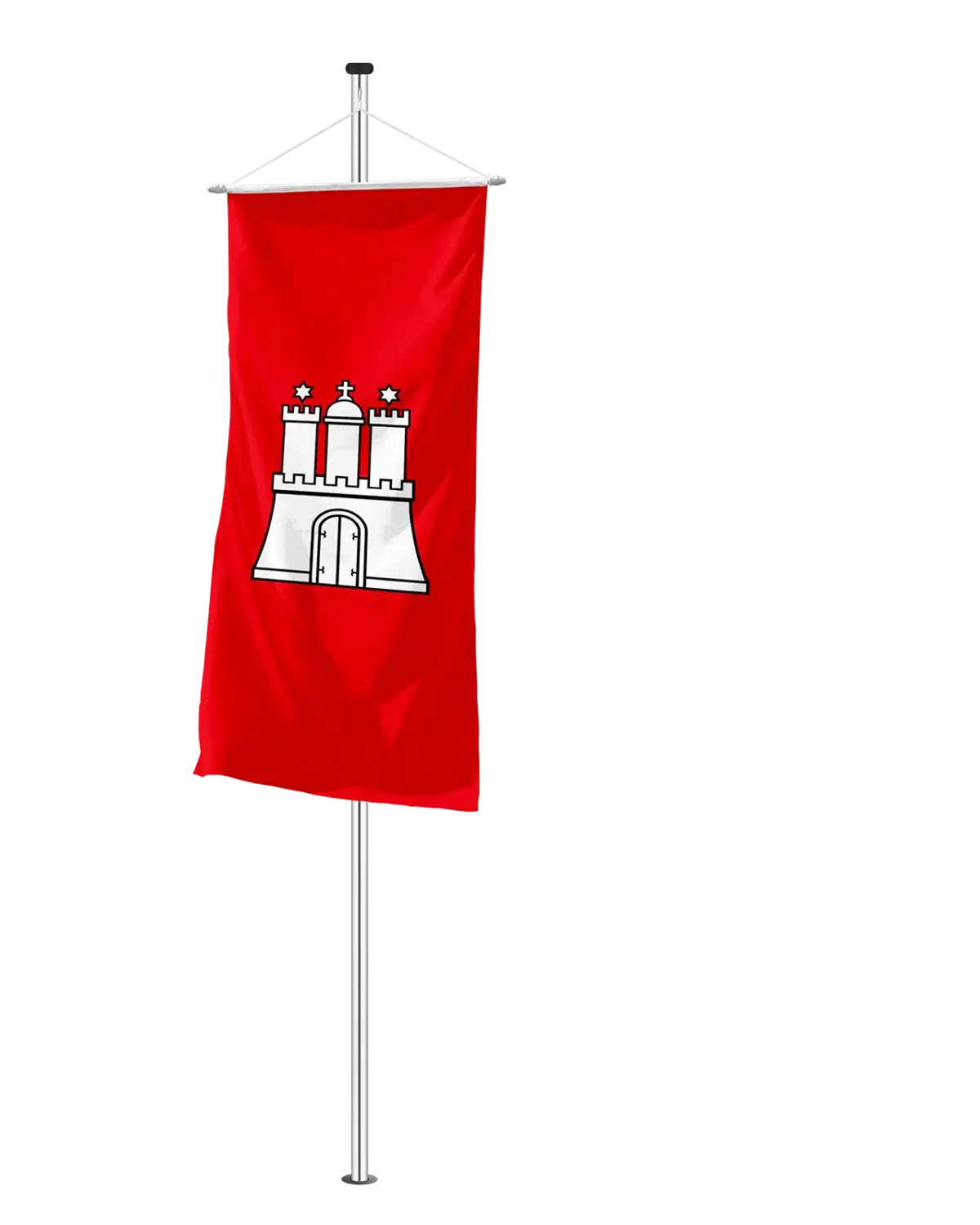 Bundeslandflagge Hamburg Bannerfahne
