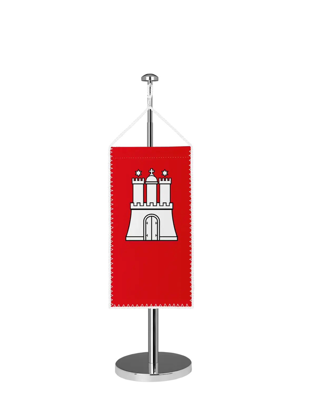 Bundeslandflagge Hamburg Tischbannerfahne