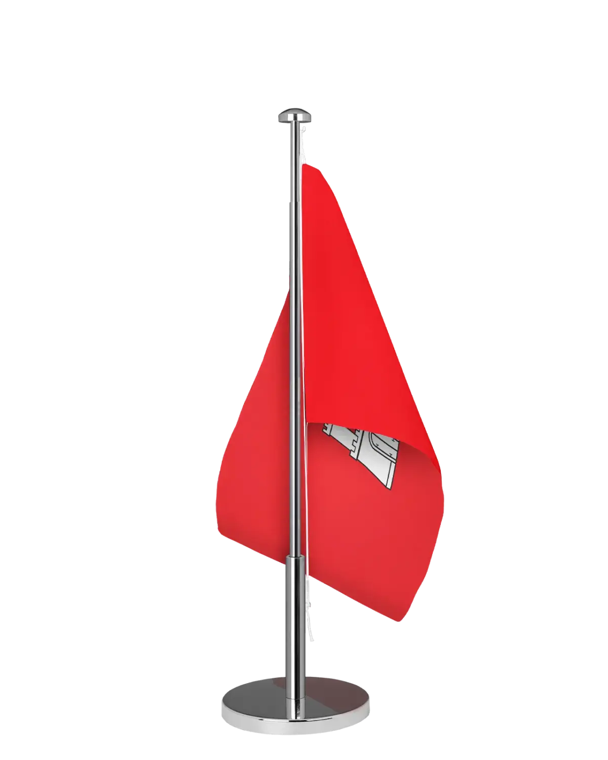 Bundeslandflagge Hamburg Tischfahne