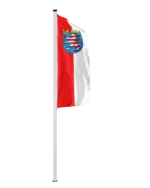 Bundeslandflagge Hessen Hochformatfahne Streifen