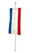 Bundeslandflagge Mecklenburg-Vorpommern Bannerfahne Streifen