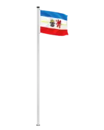 Bundeslandflagge Mecklenburg-Vorpommern  Streifen|Dienstflagge