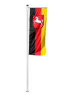 Bundeslandflagge Niedersachsen Auslegerfahne