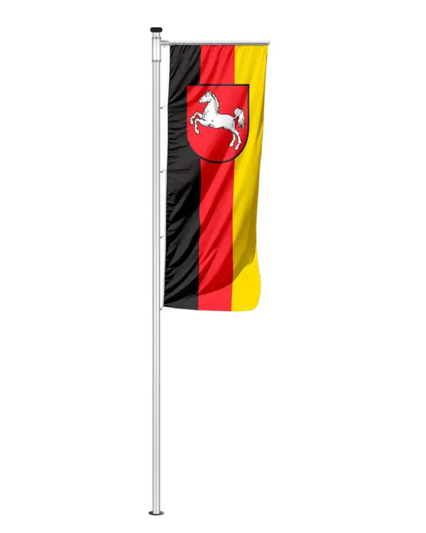 Bundeslandflagge Niedersachsen Auslegerfahne