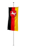 Bundeslandflagge Niedersachsen Bannerfahne