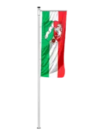 Bundeslandflagge Nordrhein-Westfalen Auslegerfahne Bürgerflagge