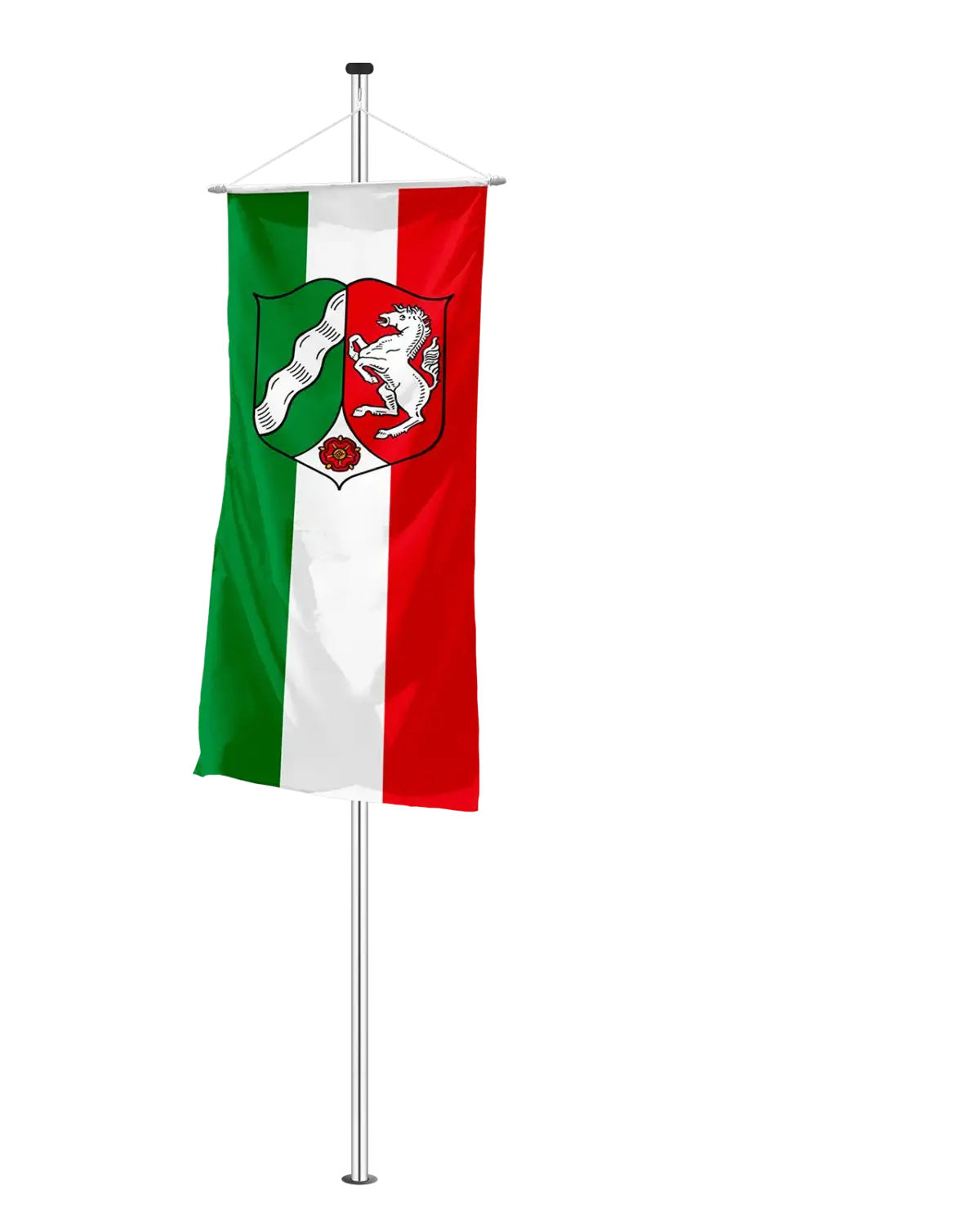 Bundeslandflagge Nordrhein-Westfalen Bannerfahne Streifen