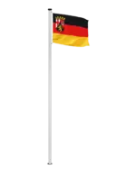 Bundeslandflagge Rheinland-Pfalz