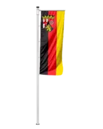 Bundeslandflagge Rheinland-Pfalz Auslegerfahne