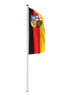 Bundeslandflagge Saarland Hochformatfahne