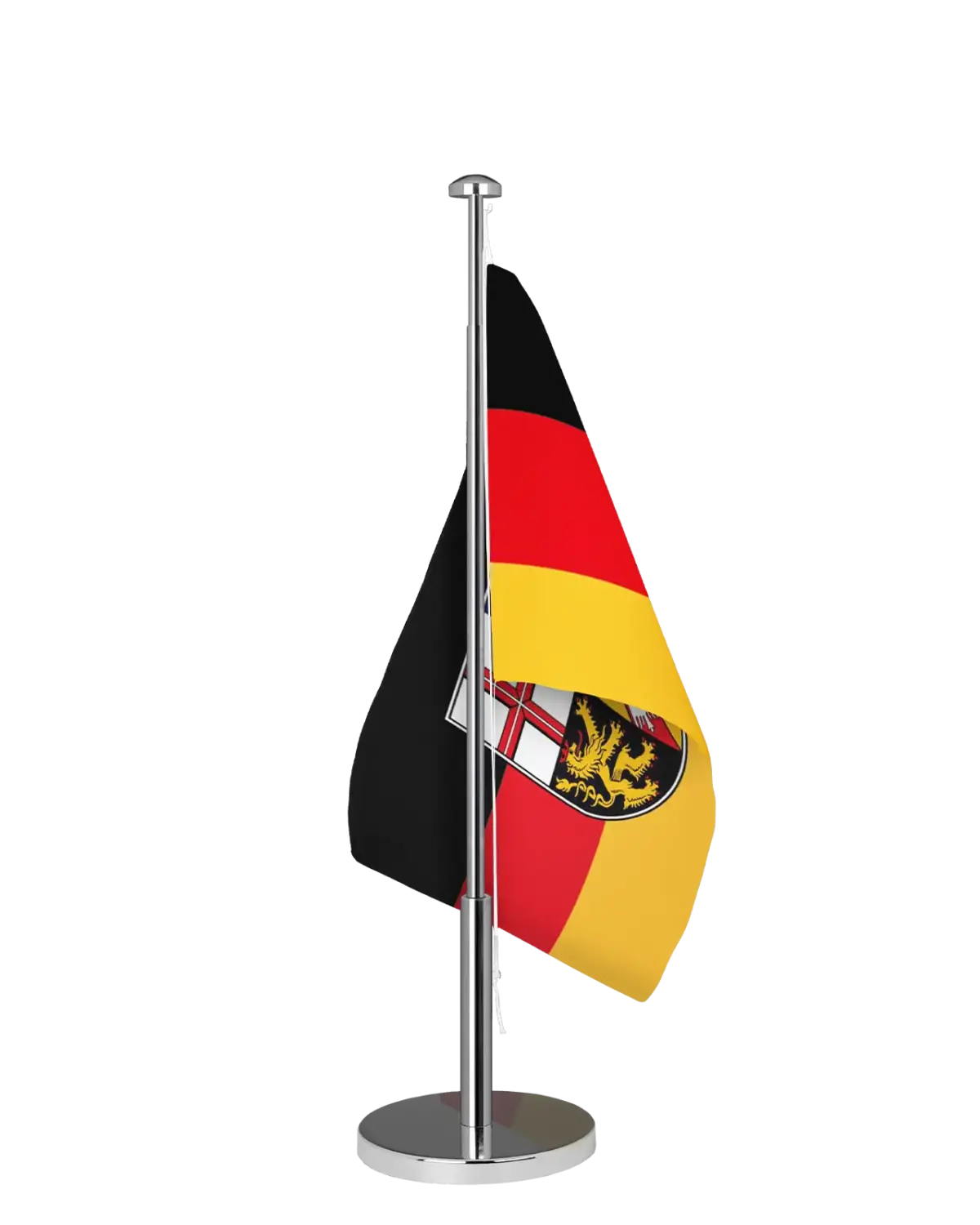 Bundeslandflagge Saarland Tischfahne