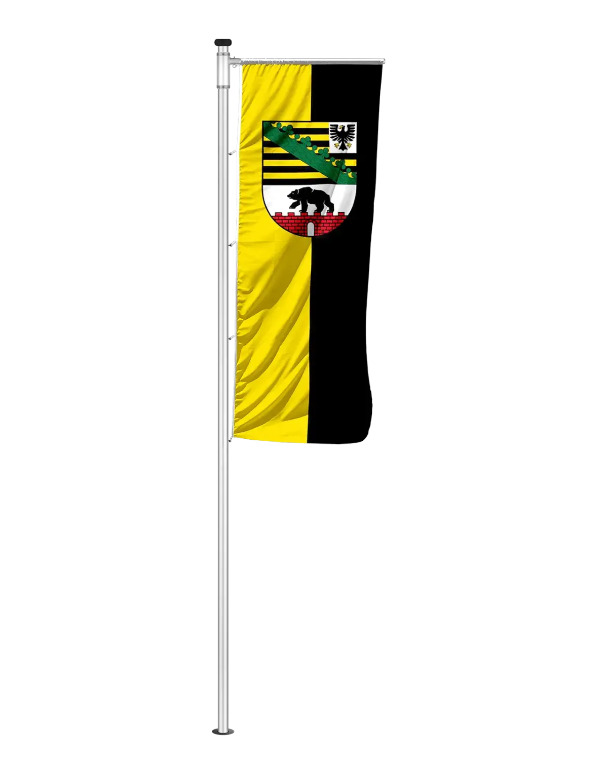 Bundeslandflagge Sachsen-Anhalt Auslegerfahne Dienstflagge
