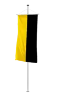 Bundeslandflagge Sachsen-Anhalt Bannerfahne Streifen
