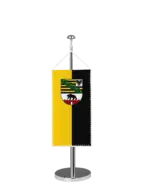 Bundeslandflagge Sachsen-Anhalt Tischbannerfahne Dienstflagge