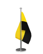 Bundeslandflagge Sachsen-Anhalt Tischfahne Streifen