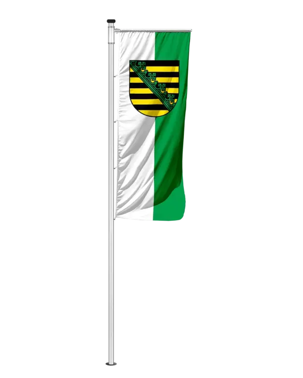 Bundeslandflagge Sachsen Auslegerfahne Dienstflagge