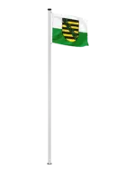 Bundeslandflagge Sachsen Hissfahne Dienstflagge