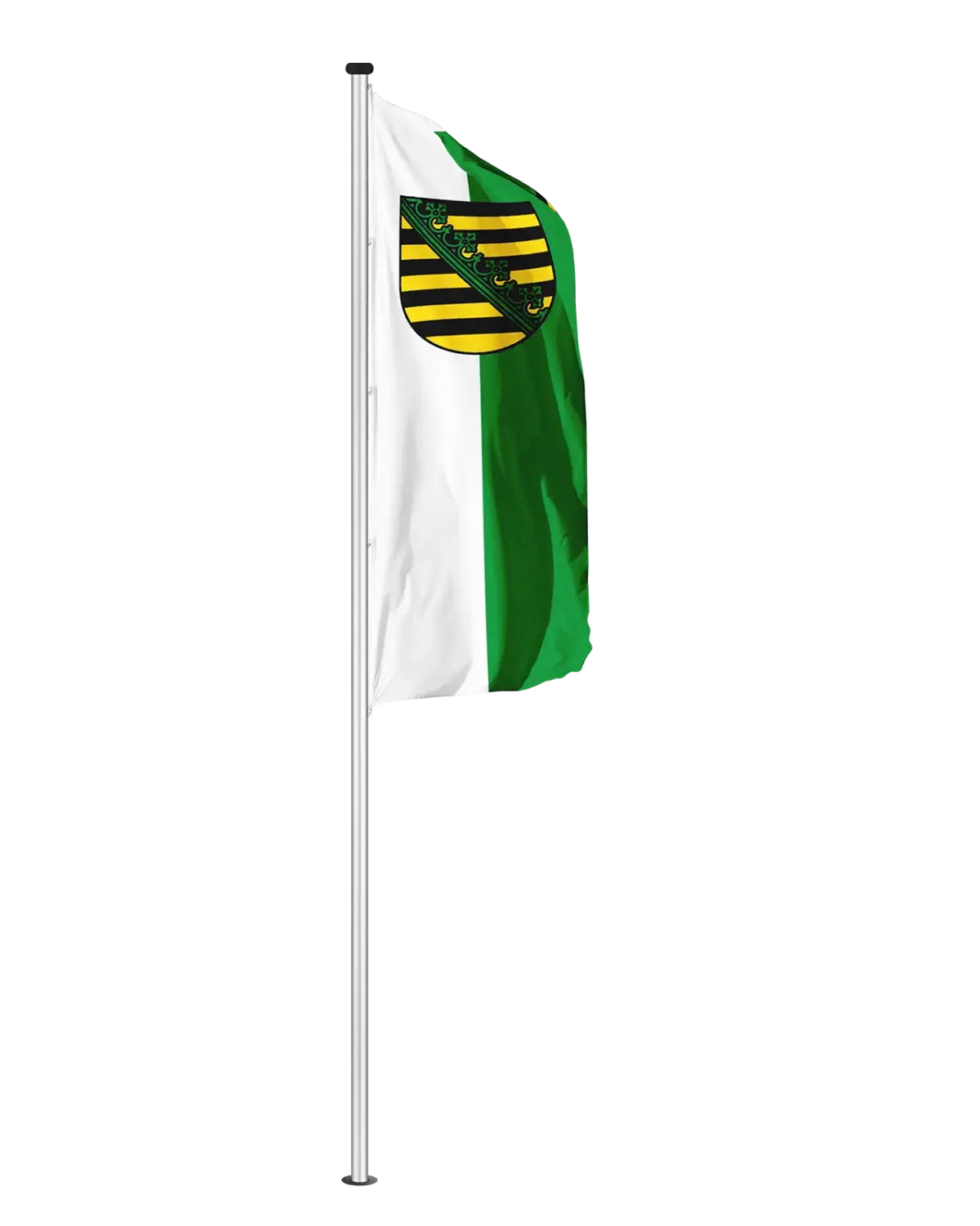 Bundeslandflagge Sachsen Hochformatfahne Streifen