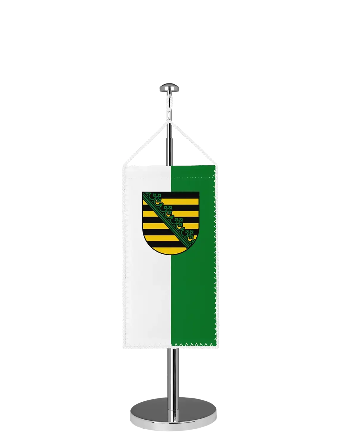 Bundeslandflagge Sachsen Tischbannerfahne Dienstflagge