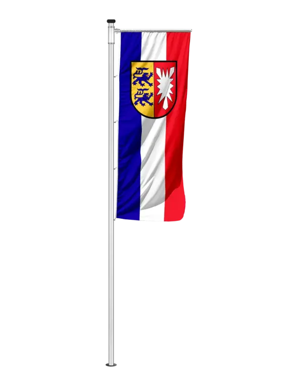 Bundeslandflagge Schleswig-Holstein Auslegerfahne Dienstflagge