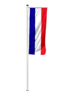 Bundeslandflagge Schleswig-Holstein Auslegerfahne Streifen