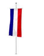 Bundeslandflagge Schleswig-Holstein Bannerfahne Streifen