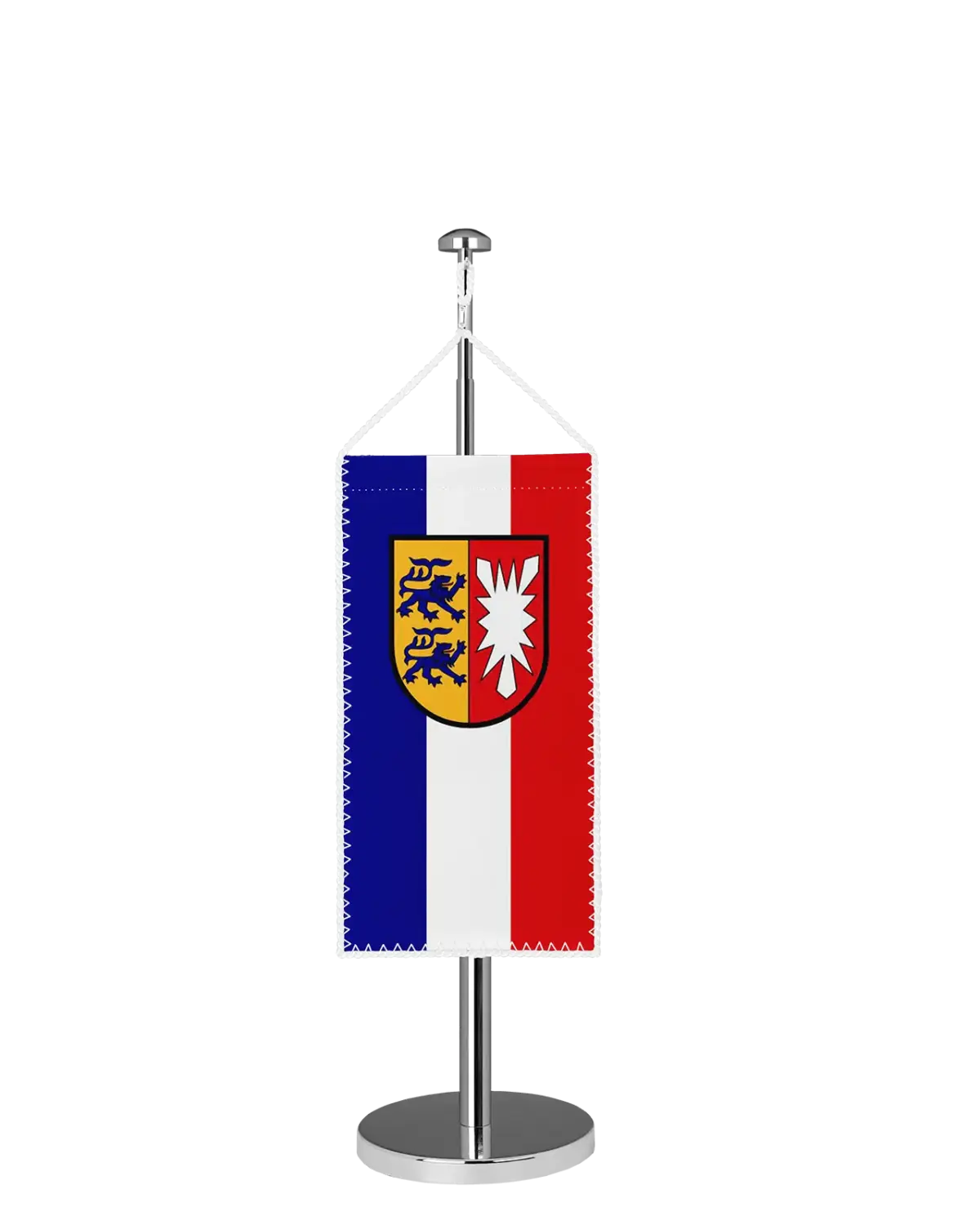 Bundeslandflagge Schleswig-Holstein Tischbannerfahne Dienstflagge