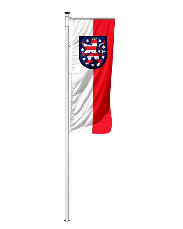 Bundeslandflagge Thüringen Auslegerfahne Dienstflagge