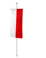 Bundeslandflagge Thüringen Bannerfahne Streifen