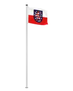 Bundeslandflagge Thüringen Hissfahne Dienstflagge