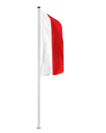 Bundeslandflagge Thüringen Hochformatfahne Streifen
