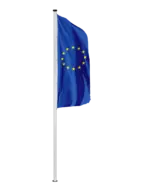 Europa Flagge | Sonderfahne Premium Qualität Hochformatfahne