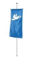 Friedenstaube Flagge | Sonderfahne Premium Qualität Bannerfahne