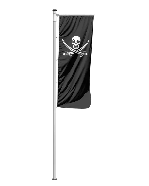 Piratenflagge | Sonderfahne Premium Qualität Auslegerfahne