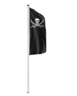 Piratenflagge | Sonderfahne Premium Qualität Hochformatfahne