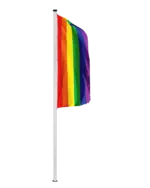 Regenbogenfahne | Sonderfahne Premium Qualität Hochformatfahne