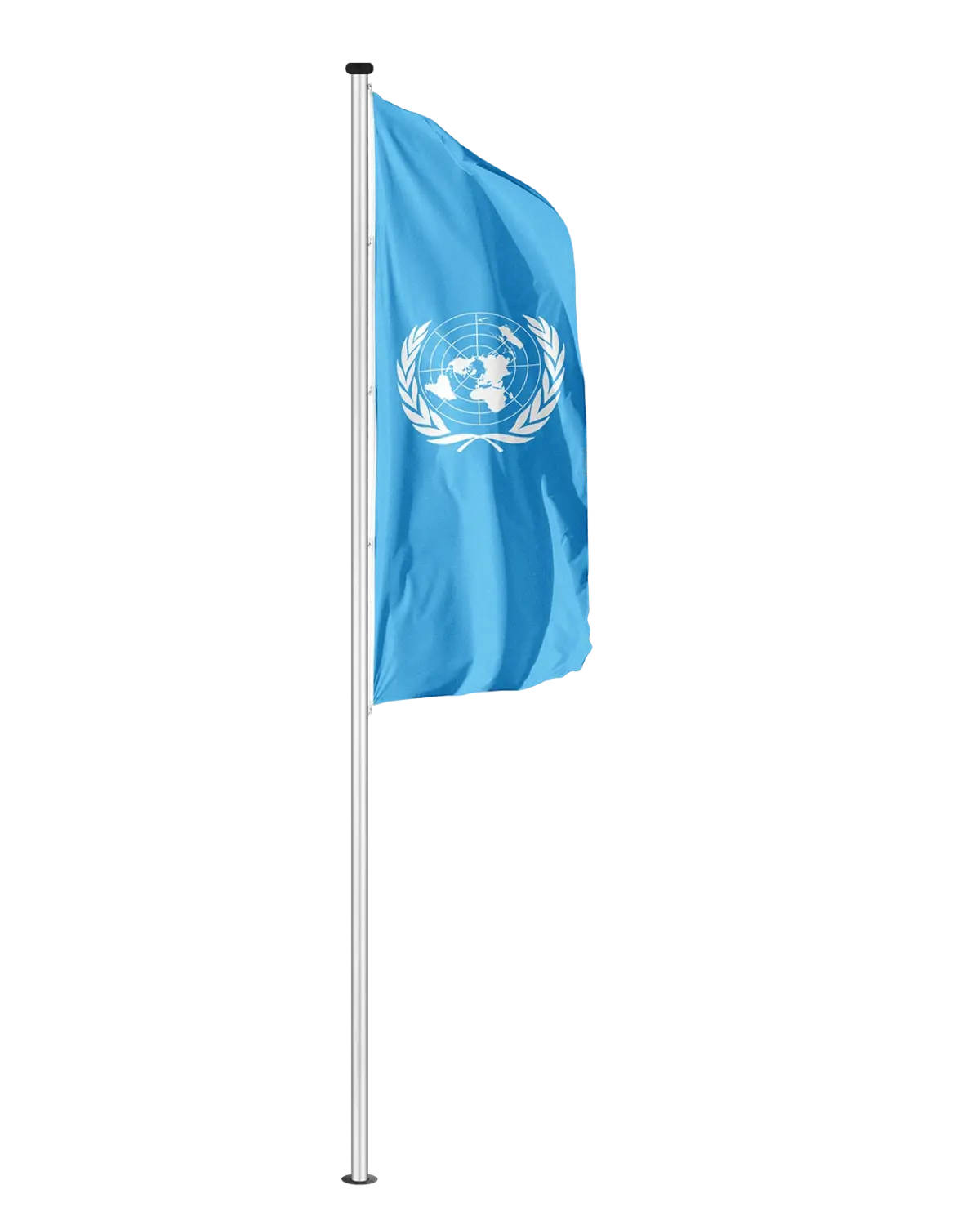 UNO Flagge | Sonderfahne Premium Qualität Auslegerfahne