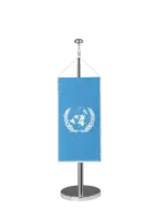 UNO Flagge | Sonderfahne Premium Qualität Tischbannerfahne