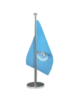 UNO Flagge | Sonderfahne Premium Qualität Tischfahne