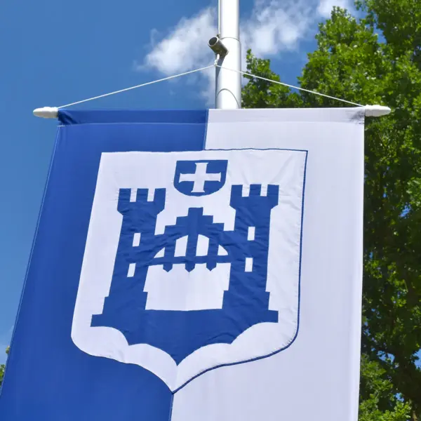 Ravensburg Bannerfahne als Wappenfahne aus Baumwolle