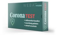 Corona Test von WEBA, Symbolbild